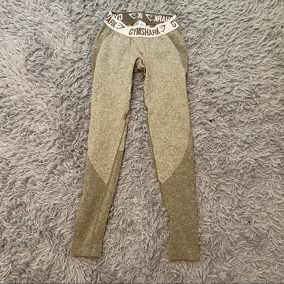 Gymshark olive green full length leggings - Picture 3 of 6